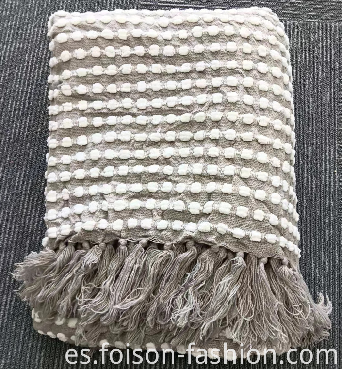 Hot Sale Tassel Big Winter Knit Throw Blanket1